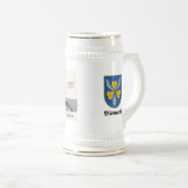 Chope À Bière Stein du cuirassé Bismarck (Devant droit)