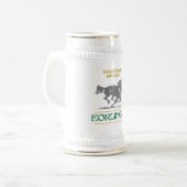 Chope À Bière stein du ranch du comte (Devant gauche)