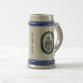 Chope À Bière Stein d'USS BHR LHD-6 (Devant droit)