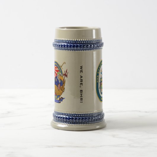 Chope À Bière Stein d'USS BHR LHD-6 (Centre)