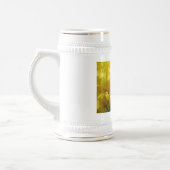 Chope À Bière Stein Fleurs d'Iris Jaune Eté Steins (Gauche)