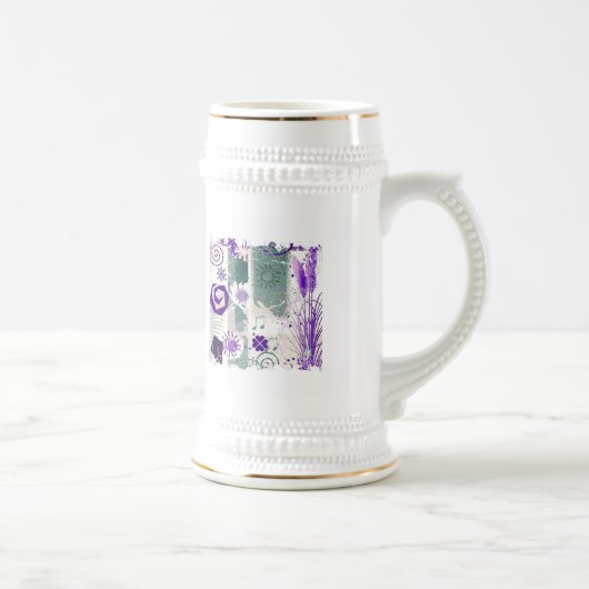 Chope À Bière Stein frontalier en détresse (Droite)