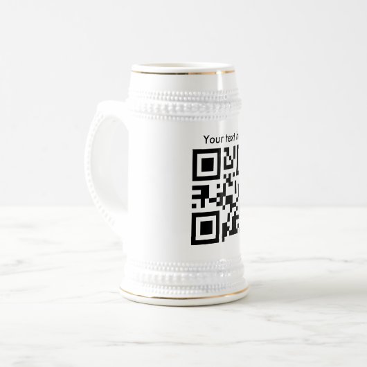 Chope À Bière Stein/Krug (texte fait sur commande) (Devant gauche)