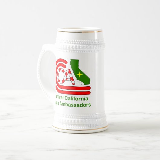 Chope À Bière Stein - Logo de l'ambassadeur Crest/CCCA (Devant gauche)
