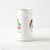 Chope À Bière Stein - Logo de l'ambassadeur Crest/CCCA (Centre)