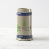 Chope À Bière Stein Mug(Gris/Bleu) (Centre)