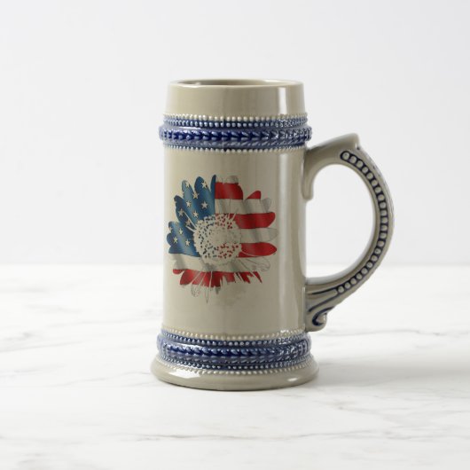 Chope À Bière Stein patriotique (Droite)