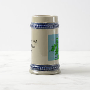 Chope À Bière Stein pour la croisière d'îles britanniques