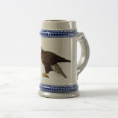 Chope À Bière Stein Pygargue à tête blanche (Devant droit)