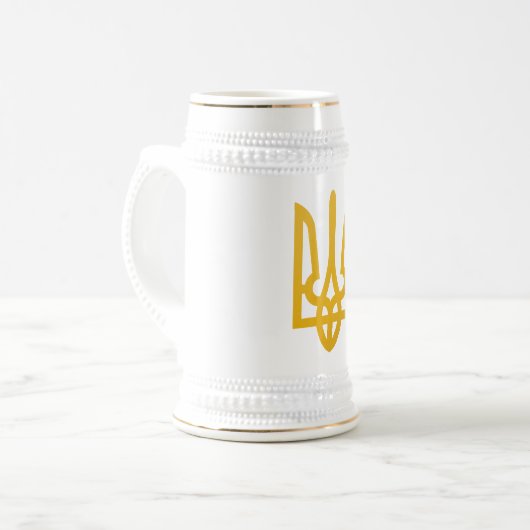 Chope À Bière Stein : Ukrainien Trident (Devant gauche)