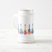 CHOPE À BIÈRE STEINS DE BIÈRE - GUITARES (Devant gauche)