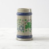 Chope À Bière Steins irlandais fiers de juif (Centre)