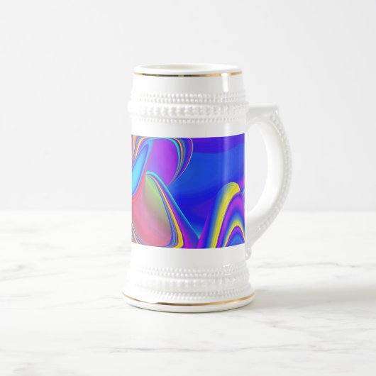 Chope À Bière Summerfeel, Rainbowart 3D Abstrait (Devant droit)