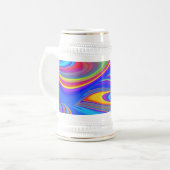 Chope À Bière Summerfeel, Rainbowart 3D Abstrait (Devant gauche)