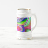 Chope À Bière Summerrainbow, Rainbowart 3D Abstrait (Devant droit)