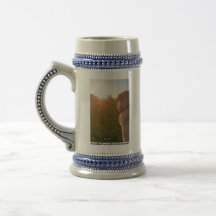 Sunset Puppy Beer Stein