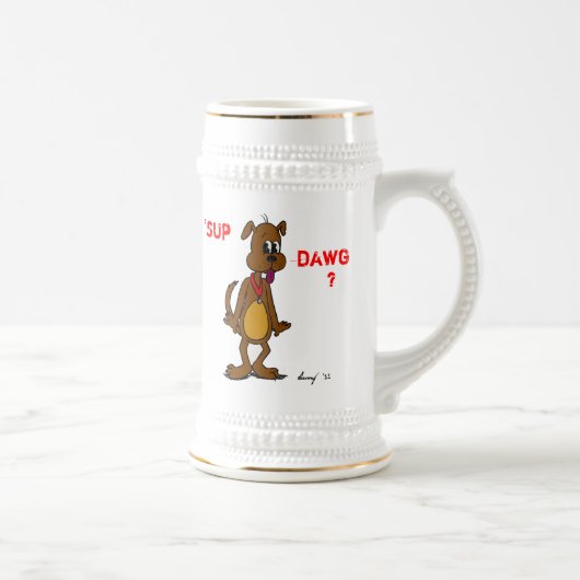 Chope À Bière 'SUP DAWG ? Doggy Stein (Droite)