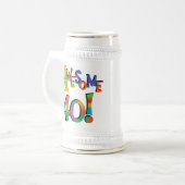 Chope À Bière Super 40 T-shirts et cadeaux d'anniversaire (Devant gauche)