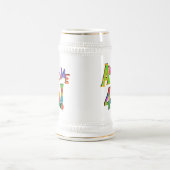 Chope À Bière Super 40 T-shirts et cadeaux d'anniversaire (Centre)