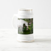 Chope À Bière Superbe scène d'Imaginaire de Cheval Blanc (Devant gauche)
