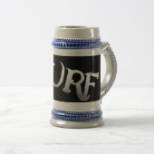 Chope À Bière Surf noir bleu stein (Devant droit)