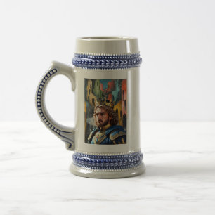 CHOPE À BIÈRE SURVEILLANT SON ROYAUME