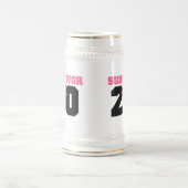 Chope À Bière Survivant de cancer du sein 20 ans (Centre)