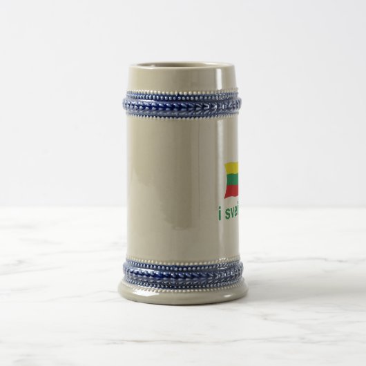 Chope À Bière Sveikata du Lithuanien i ! (Acclamations !) (Centre)