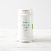 Chope À Bière Symbole celtique lève un verre sur l'île d'Émeraud (Centre)