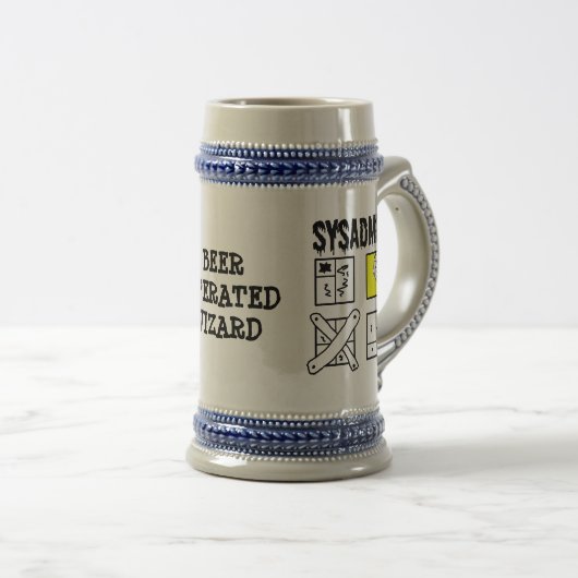 Chope À Bière Sysadmin - Administrateur système (Devant droit)
