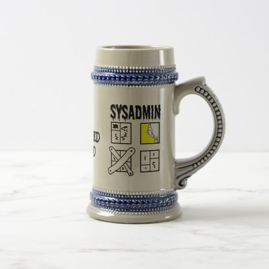 Chope À Bière Sysadmin - Administrateur système (Droite)