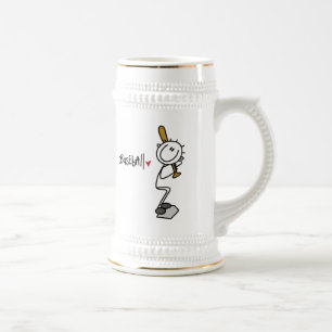 Chope À Bière T-shirts et cadeaux basiques de baseball à motif d