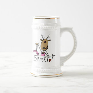 Chope À Bière T-shirts et cadeaux de renne de danseur