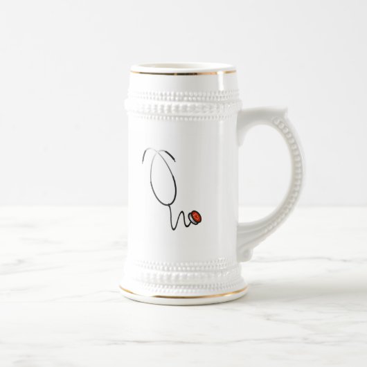 Chope À Bière T-shirts et cadeaux de stéthoscope (Droite)