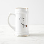 Chope À Bière T-shirts et cadeaux de stéthoscope (Gauche)