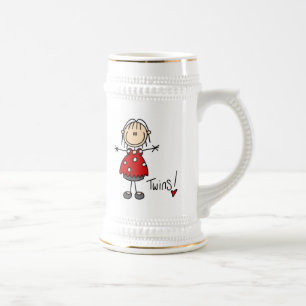 Chope À Bière T-shirts et cadeaux pour futures mères de jumeaux