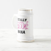 Chope À Bière T-shirts et cadeaux roses totalement (Devant gauche)