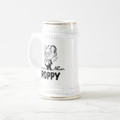Chope À Bière T-shirts et cadeaux Smiling New Poppy (Devant gauche)