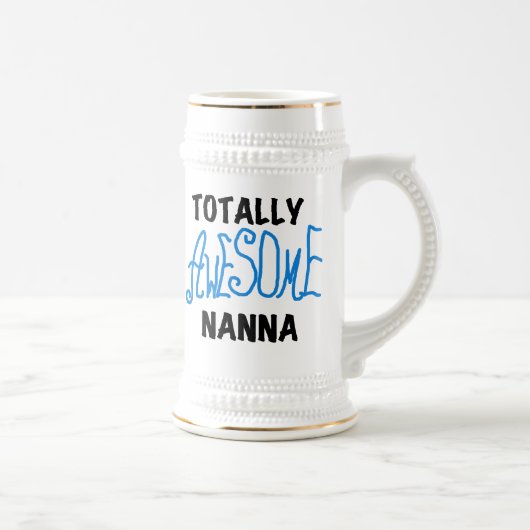 Chope À Bière T-shirts Nanna Blue et GIfts absolument géniaux (Droite)