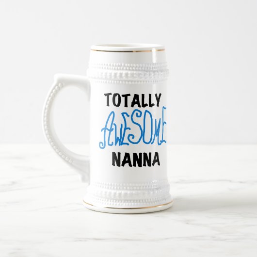 Chope À Bière T-shirts Nanna Blue et GIfts absolument géniaux (Gauche)