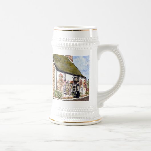 Chope À Bière "Tasse de l'auberge de couronne (brebis de St)" (Droite)