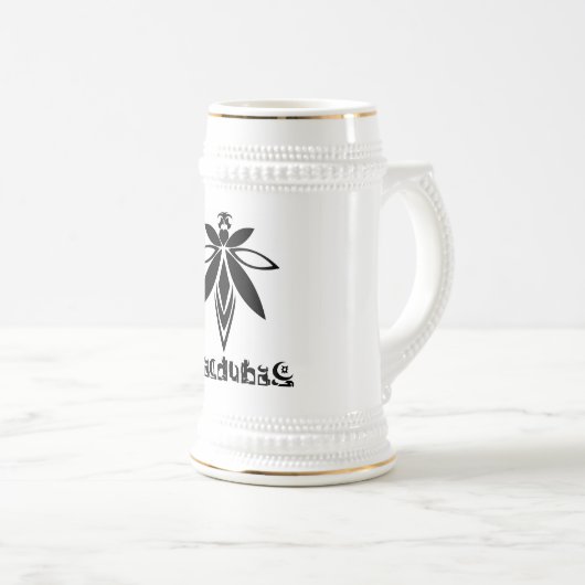 Chope À Bière Taza Logo Juasdubai (Devant droit)