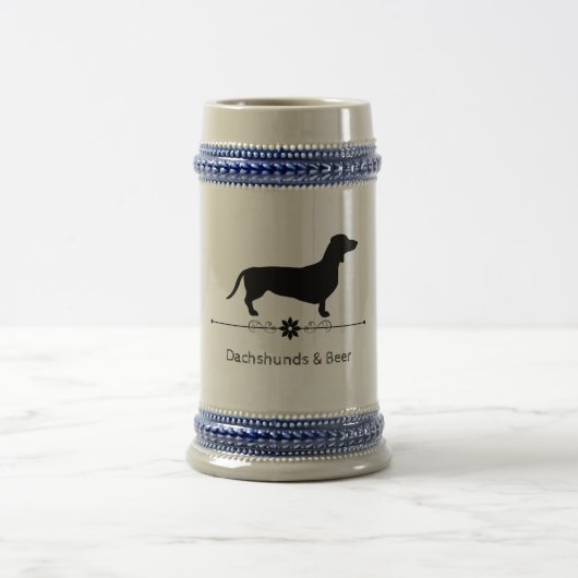 Chope À Bière Teckel Stein (Centre)