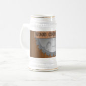 Chope À Bière Temps en bois Stein de Choppin (Devant gauche)