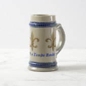 Chope À Bière Temps Rouler Fleur de fève de Laissez (Devant droit)