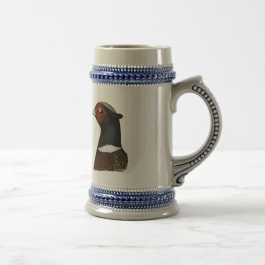 Chope À Bière Tête de faisan de Ringneck (Droite)