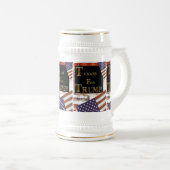 CHOPE À BIÈRE TEXANS POUR TRUMP (Devant droit)