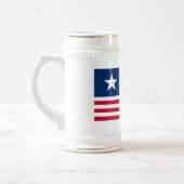 Chope À Bière Texas, étoile solitaire et rayures (Gauche)