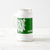Chope À Bière Texte irlandais personnalisé (Devant gauche)