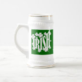 Chope À Bière Texte irlandais personnalisé (Gauche)